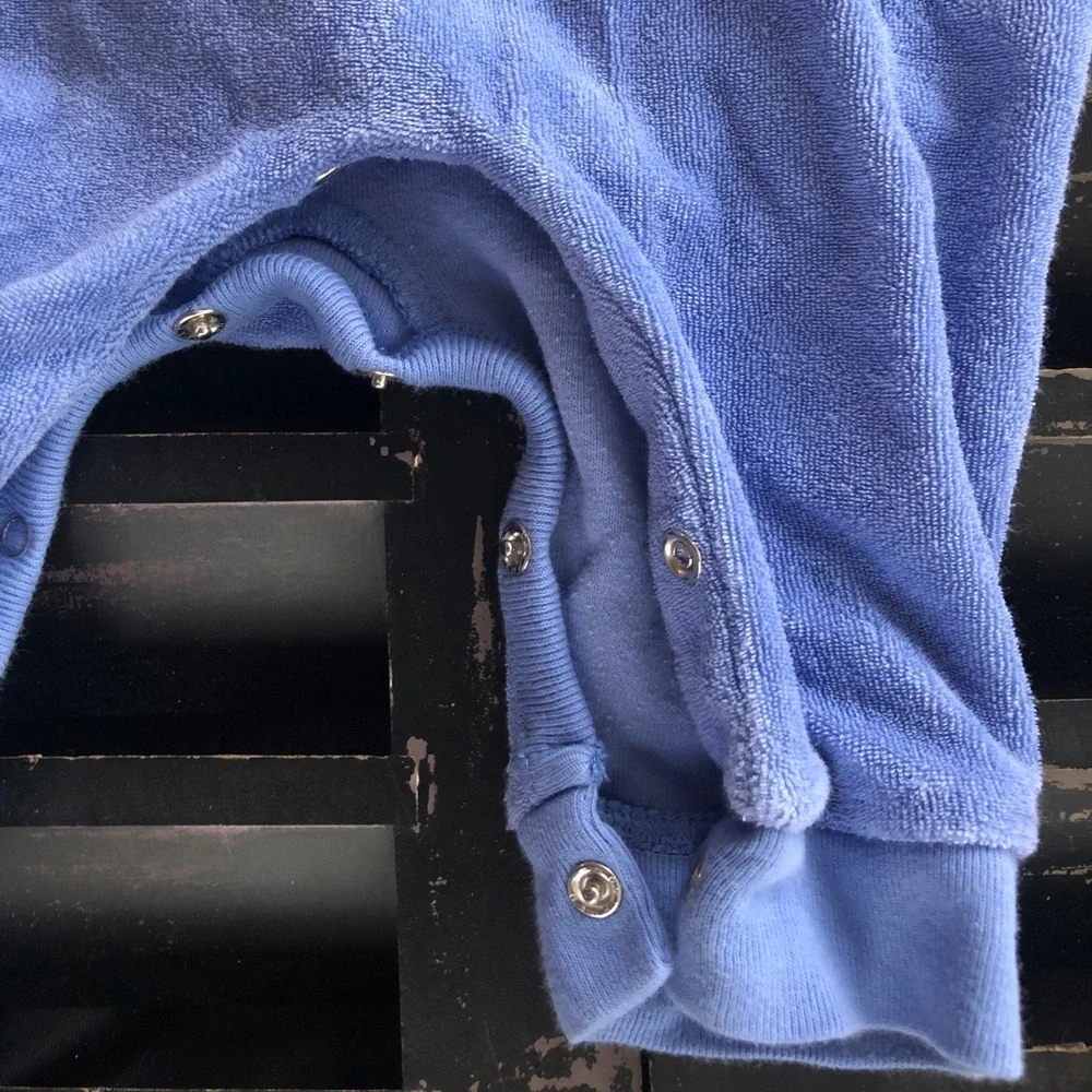 RALPH LAUREN Cotton Blend Terry Hooded Coverall